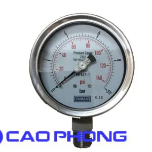 Đồng Hồ Đo Áp Suất YAMAKI Gauge - Inox Toàn Thân