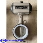 Van bướm Samwoo inox điều khiển khí nén