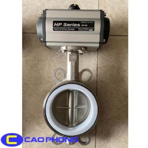 Van bướm Samwoo inox điều khiển khí nén