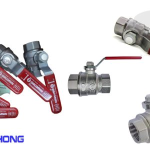 Van Bi Đồng Mạ Crom Nối Ren Giacomini R250D (ITALY)