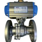 Van Bi 2PC Nối Bích Điều Khiển Khí Nén KST