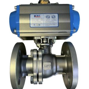 Van Bi 2PC Nối Bích Điều Khiển Khí Nén KST