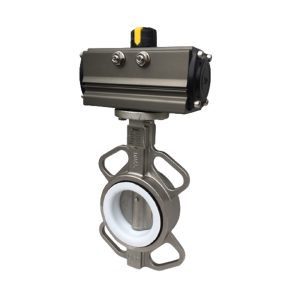Van Bướm Inox Điều Khiển Khí Nén Alohan