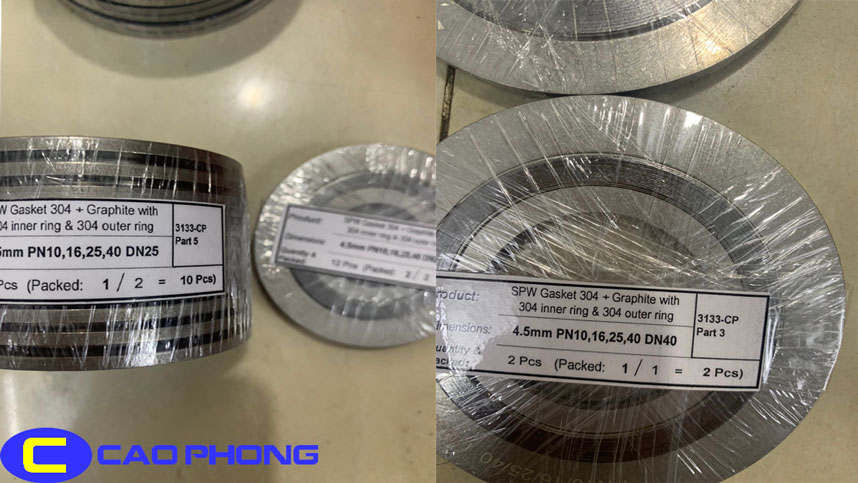 Gioăng chì chịu nhiệt DIN PN16