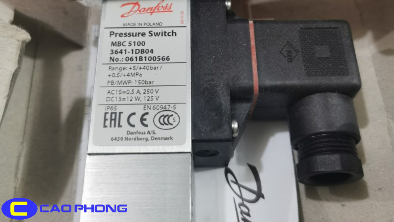 Công Tắc Áp Suất Danfoss Model MBC 5100