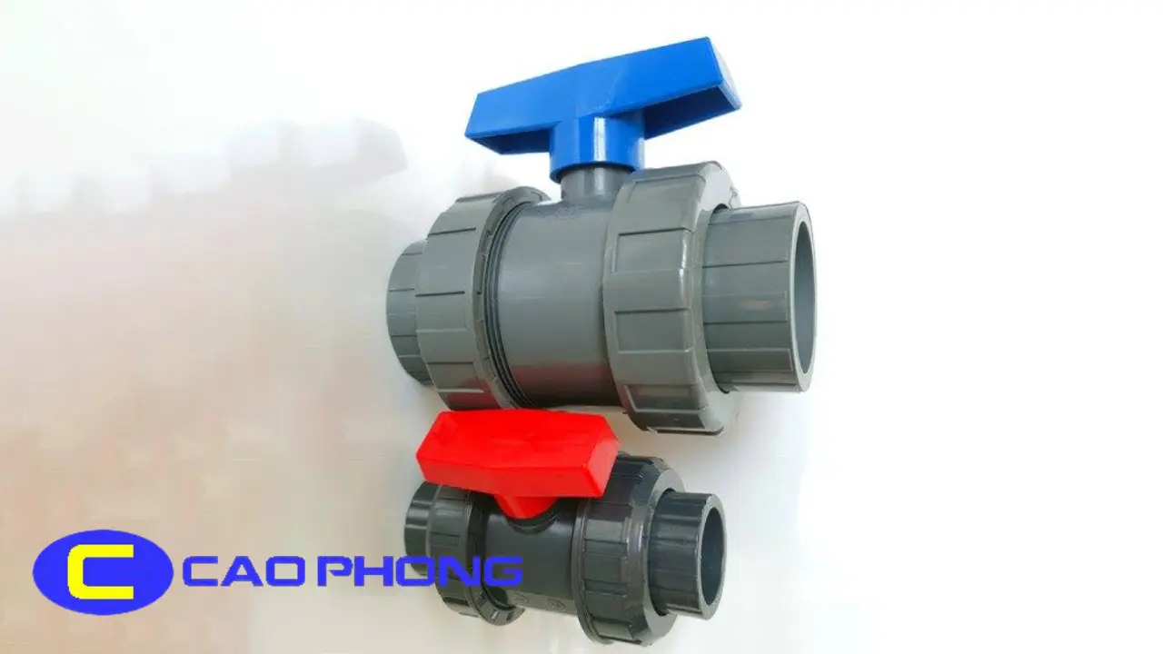 Van Bi Nhựa PVC 2 Đầu Rắc Co FINMAX