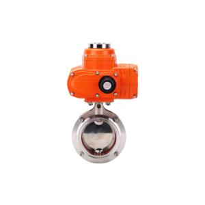 Van Bướm Inox Nối Clamp Điều Khiển Điện D981X - Chống Cháy Nổ