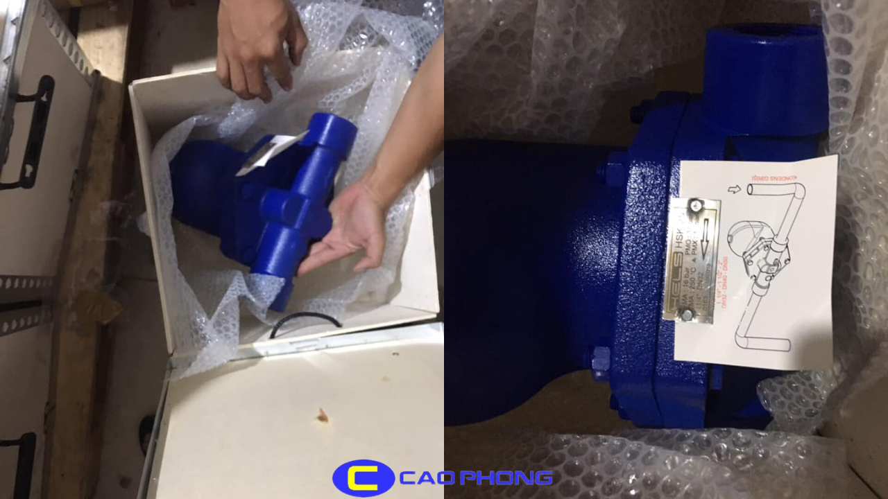 An Thành Phát phân phối bẫy hơi phao nối ren HELS chính hãng, đầy đủ CO-CQ