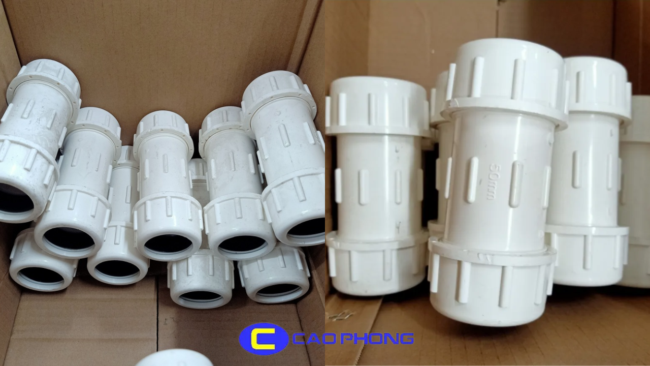 Sản phẩm nối nhanh PVC trắng chất lượng cao, được phân phối chính hãng tại An Thành Phát
