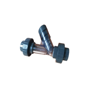 Lọc y nhựa PVC 2 đầu rắc co FINMAX