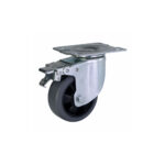 Bánh xe đẩy nhựa TPR CP043 xoay có khóa