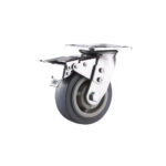 Bánh xe đẩy nhựa TPR CP071 khóa kép