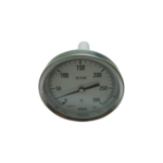 Đồng hồ đo nhiệt độ WIKA A52 300°C chân sau