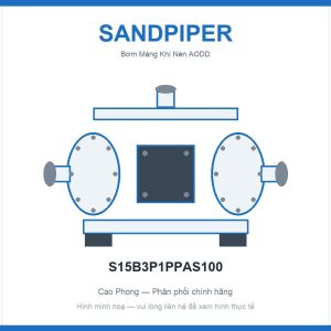 Bơm màng Sandpiper S15B3P1PPAS100